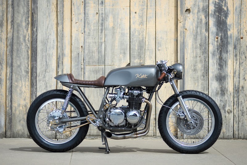 Chiếc cafe racer CB550 của Dustin Kott