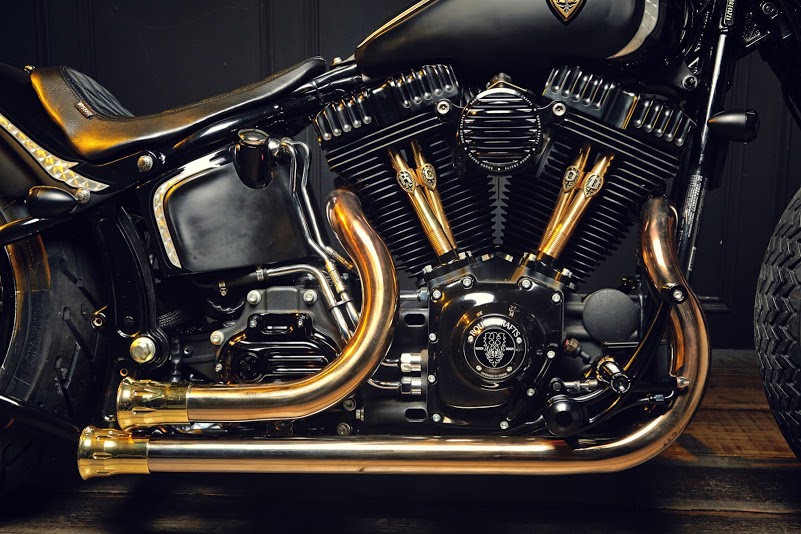 Harley Softail Slim độ bởi Rough Crafts